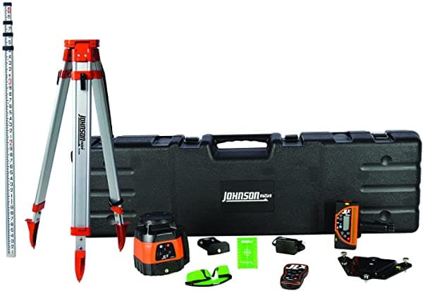 Johnson Level & Tool 40-6590 - Sistema Láser Giratorio De Seguimiento Horizontal Y Vertical