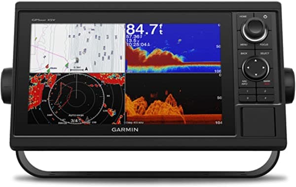 Garmin Gpsmap 1042Xsv 10-Inch Chartplotter/Sonar Combo Includes Transducer Keypad Placa & Multifunction Control Knob 010-01740-21
