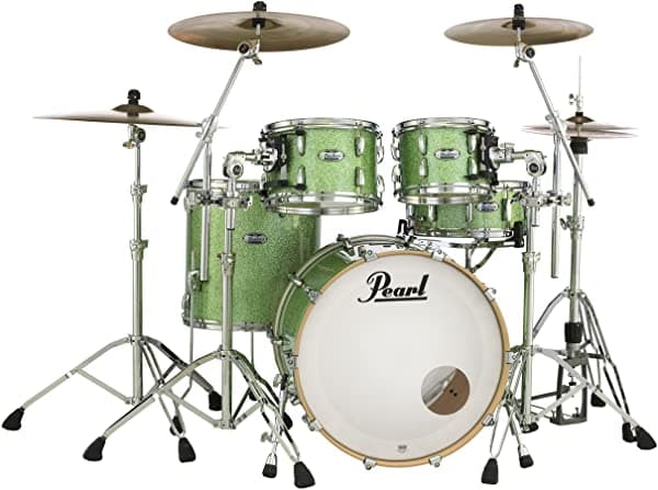 Pearl Masters Maple Complete Mct924Xedp/C348 - Paquete De 4 Carcasas De Tambor Absinthe Sparkle