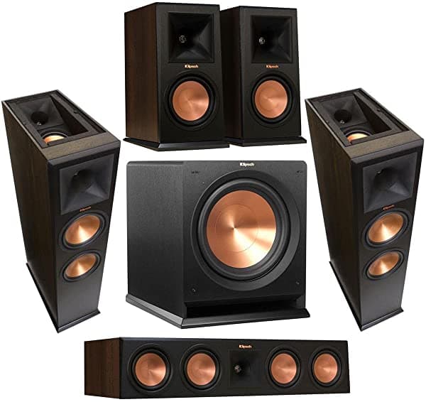 Klipsch Reference Premiere RP-280FA 5.1 Sistema de Cine en Casa Nogal/Negro RP-280FA Speaker