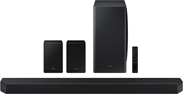 Samsung Hw-Q950A - Barra De Sonido Dolby Atmos De 11.1.4 Canales Con Subwoofer Con Una Cobertura Adicional De 4 Años Por Epic Protect (2021)