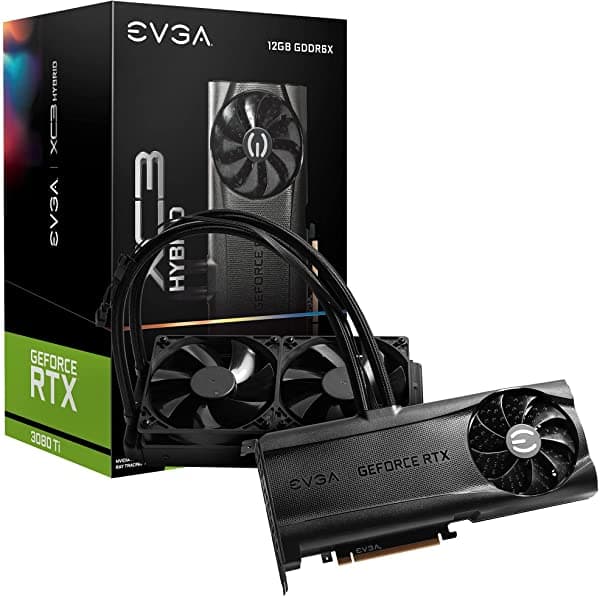 Evga Geforce Rtx 3080 Ti Xc3 Ultra Hybrid Gaming 12G-P5-3958-Kr 12Gb Gddr6X Argb Led Placa Trasera De Metal