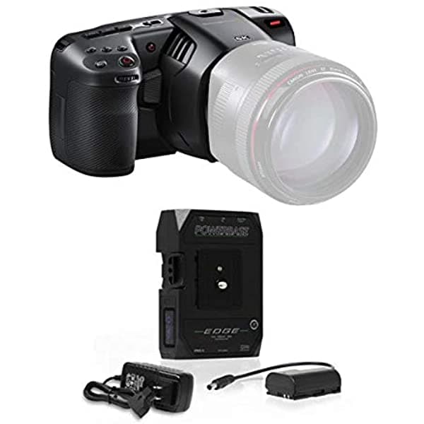 Blackmagic - Cámara De Cine De Bolsillo (6K Ef Con Batería Core Swx Powerbase Edge De 148 V 49 Wh) Pocket Cinema Camera 6K