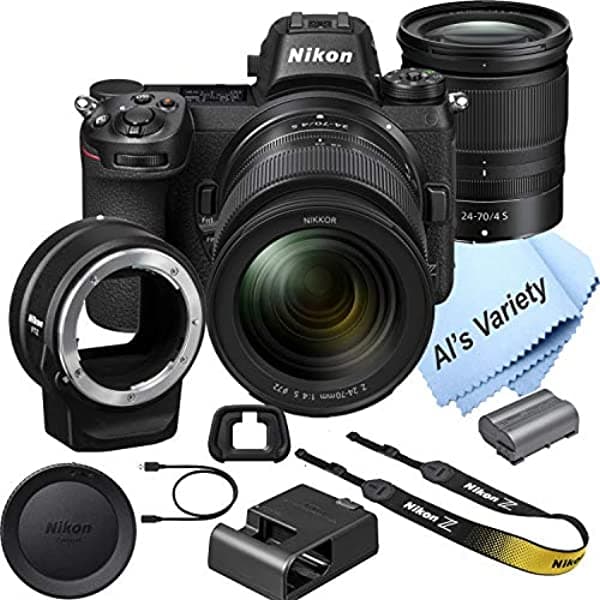 Nikon Z6 Fx-Format Cámara Sin Espejo Con Lente De 0.945-2.756 In + Adaptador De Montaje Ftz