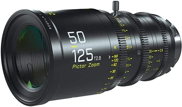 Dzofilm Pictor 1.969-4.921 In T2.8 Super35 Parfocal Zoom Cine Lente Pl-Mount Negro Pictor Zoom