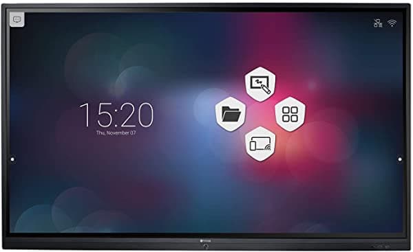 Ag Neovo Ifp-6502 Pantalla Plana Interactiva De 65 Pulgadas Kits De Montaje En Pared 4K 20 Puntos Multitáctil Hdmi Vga Doble Styluses