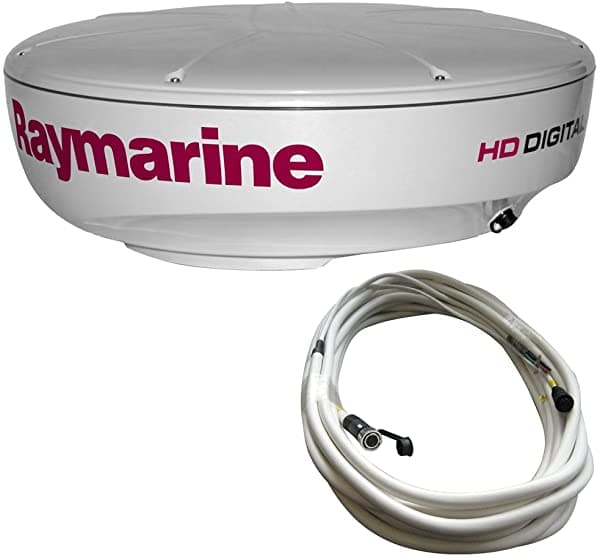 Raymarine Ray-T70169 Rd424Hd Hi-Def Color 4 Kw 24-Inch Radome Digital Con 10 Meter Raynet Cable RD424HD HD Digital Radome w/RayNet Cable