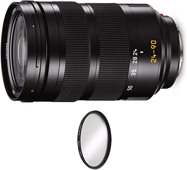 Leica Vario-Elmarit-Sl 0.945-3.543 In F/2.8-4 Asph. Combo De Lente Y Filtro Protector Uv. LE249028VE-22