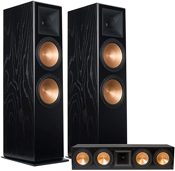 Klipsch RF-7 III - Par De Parlantes Con Canal Central RC-64 III (Fresno Negro) 704751963231