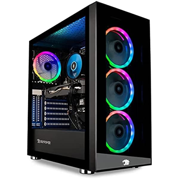 Ibuypower Element Mr 209A - Computadora De Escritorio Para Juegos Amd Ryzen 3 3100 3.6 Ghz 8 Gb De Ram 500 Gb Ssd Amd Radeon Rx 570 8 Gb Windows 10 Home