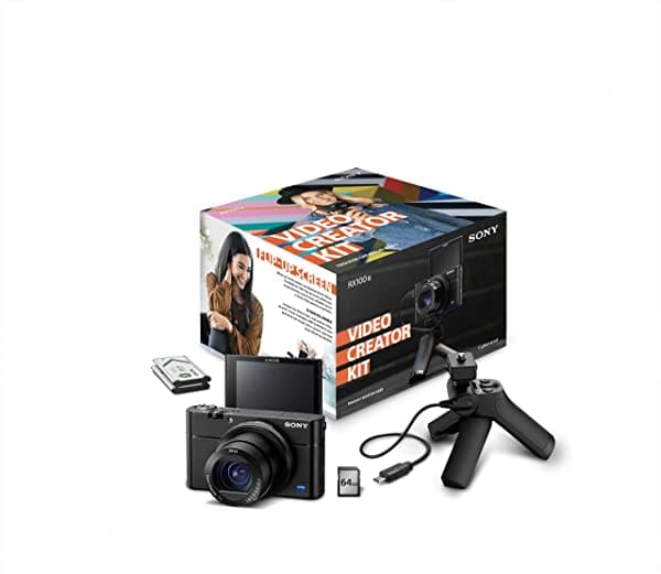 Sony Rx100M3 - Kit De Creación De Vídeo Con Agarre De Disparo Tarjeta Multimedia Y Batería Extra DSCRX100M3KIT
