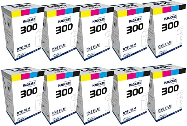 Bodno Magicard 300 - Cinta Para Impresora Ymcko (300Ymcko 300 Impresiones X 10 Unidades) MC300YMCKO