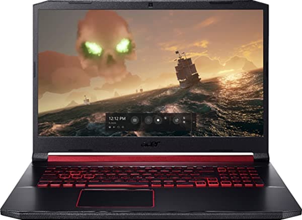 Acer Nitro 5 Notebook Gaming 17.3" FHD Display Intel Quad-Core i5-9300H 32 GB DDR4 1 TB NVMe SSD Nvidia GeForce GTX 1650 4 GB Wi-Fi 5 USB-C Retroiluminado Funda Protectora Windows 10 Con Pendrive USB3.0 AN517-51-56YW