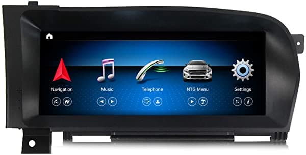Mekedetech 10.25 '' Android 10 8 Core 4+64G Radio De Coche Reproductor Multimedia Navegación Gps Para Mercedes Benz S W221 W216 Cl 2005-2013 Unidad Principal (Ntg 3.0)