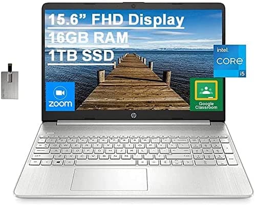 Computadora Portátil Hp 15.6 Fhd 2022 Intel Core I5 1135G7 Beats Intel I7 1065G7 16 Gb De Ram 1 Tb Ssd Gráficos Intel Iris X Cámara Web Hd Bluetooth Win Natural Silver