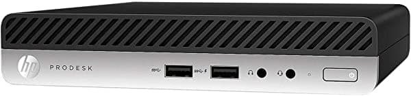 HP Business Desktop ProDesk 400 G5 Computadora de Escritorio Intel Core i5 9ª Generación i5-9500T 2.20 GHz 8 GB RAM DDR4 SDRAM SSD de 256 GB Desktop Mini 7FU86UT#ABA
