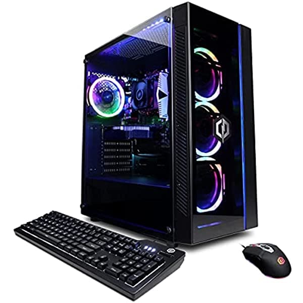 Cyberpowerpc Gamer Master - Computadora De Escritorio Para Juegos Amd Ryzen 3 3100 3.6Ghz 8Gb Ram 240Gb Ssd + 1Tb Hdd Nvidia Geforce Gt 1030 2Gb Windows 10 Home Actualización Gratuita A Windows 11