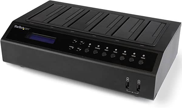 Startech.Com Duplicador De Disco Duro Y Eraser Usb 3.0 Esata 6 Bay Directo Estación Hdd Eraser Ssd Y Cloner Satdock5U3Er