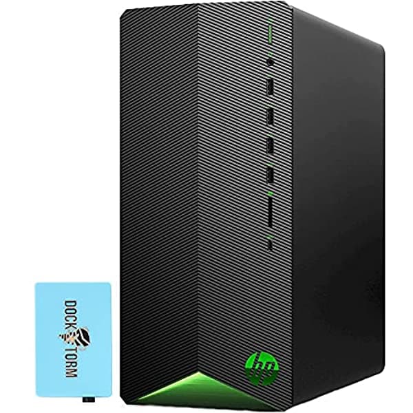 Hp Pavilion Tg01-7119.4 Ft - Pc De Escritorio Para Videojuegos (Amd Ryzen 7 5700G 8 Núcleos 16 Gb Ram 512 Gb Ssd + 1 Tb Hdd Rtx 3060 Wifi Bluetooth 4 Usb 3.1 2 Usb 3.0 1 Hdmi Win 10 H) Con Concentrador