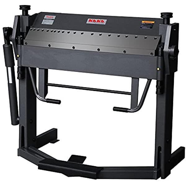 Kaka Industrial Pbb-4012 40-Inch Pan Y Freno De Caja Abrazadera De Pie Hoja De Acero Templado De Calibre 12 Alta Precisión Gran Durabilidad Fácil Operación Máquina (Metal Plegable