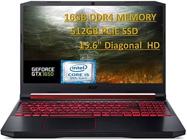 2020 Acer Nitro 5 Potente Computadora Portátil De Juegos 15.6 "Fhd Ips 9Th Gen Intel Core I5-9300Hbeat I7-7700T Geforce Gtx 1650 16Gb Ram 512Gb Ssd Re