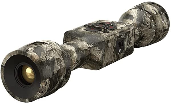 theOpticGuru Atn Mossyoak Thor Lt - Ámbito De Camuflaje Térmico Ultraligero Con Sensor Térmico De 60 Hz One Shot Zero 10 Horas + Batería De Alimentación
