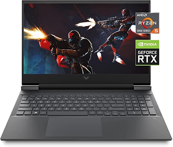 HP Victus 16 Laptop Nvidia Geforce Rtx 3050 Procesador Amd Ryzen 5 5600H 8 Gb De Ram Ssd De 512 Gb Pantalla Ips Full Hd De 16.1 Pulgadas Windows 10 Home Teclado Retroiluminado Concentrador De Juegos Omen (16-E0010Nr 2021)