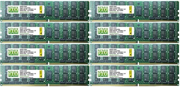 Nemix Ram - Memoria Ram Para Mac Pro 2019 71 64 Gb A 768 Gb Ddr4-2933 Pc4-23400 Lrdimm Apple Mac Pro 2019 MacPro 7 | 1