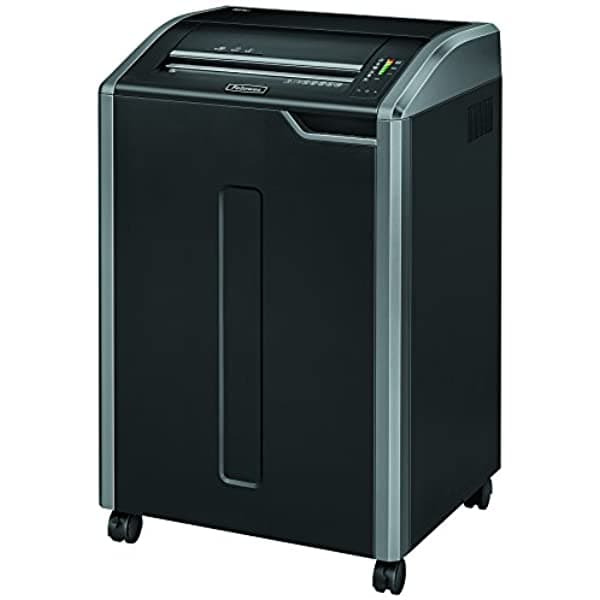 Fellowes Powershred 485Ci 100% A Prueba De Atascos De Grado Comercial 30 Hojas Trituradora De Papel De Corte Cruzado Compatible Con Taa (38485) Color Negro