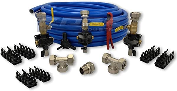 Maxline Kit Maestro De Tubos De Aire Comprimido Tubos Doblables De 1" (M6580V 300Ft Con Apagado)