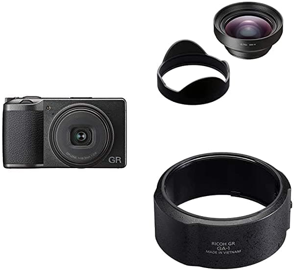 Ricoh Cámara Digital Compacta Iii Gr De 24 Mp 1.10 Pulgadas F 2.8 Pantalla Táctil Lcd