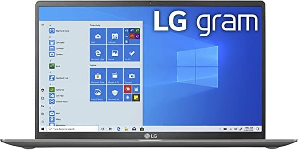 Lg Gram 15Z95N-H-Aas8U1 - Portátil Con Pantalla Táctil Ips Full Hd De 15.6 Pulgadas Cpu Intel I7-1165G7 De 11.ª Generación 16 Gb De Ram 512 Gb Ssd Thunderbolt 3 Plata - 2021