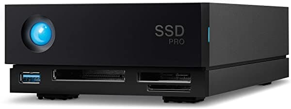 Lacie 1Big Dock 2Tb Unidad Externa De Estado Sólido Ssd De Escritorio - Thunderbolt 3 Firecuda Nvme Ssd Hasta 2800 Mb/S Para Mac Y Pc De Escritorio Recuperación De Datos (Sthw2000800)