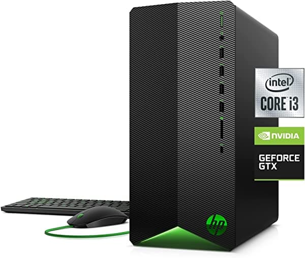 Hp Pavilion Gaming Pc Nvidia Geforce Gtx 1650 Intel Core I3-10105 De 10ª Generación 8 Gb De Ram Ssd De 256 Gb Windows 11 Wi-Fi 5 Y Bluetooth 4.2 9 Puertos Usb Torre De Pc Para Juegos Preconstruida (Tg01-1220 2021)