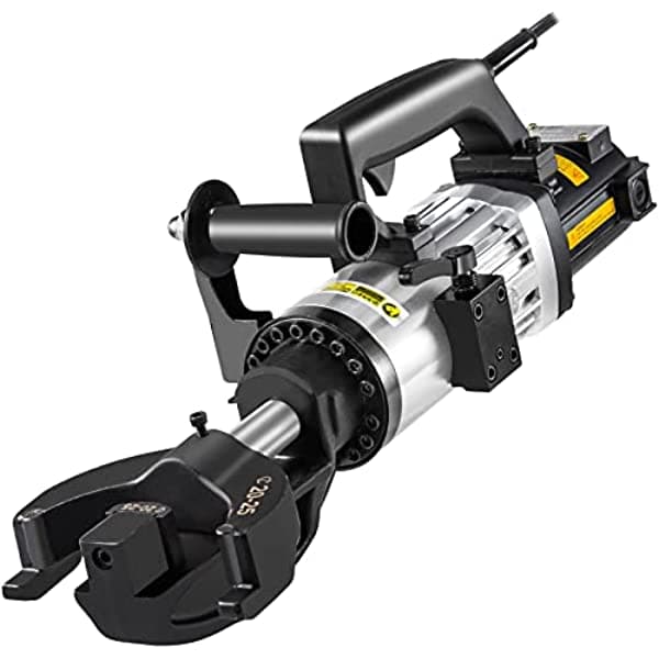 VEVOR Rebar Bender 1.5KW Dobladora de Varillas Eléctrica Hidráulica Manual 25mm en 5s 110V