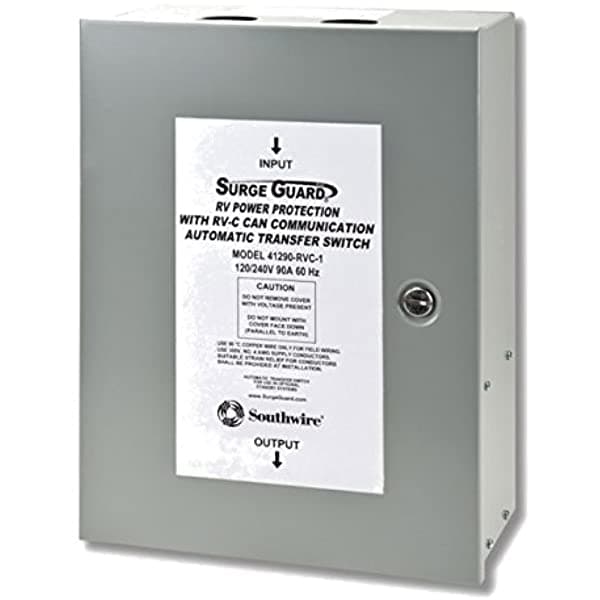 Technology Research Southwire 41390-Rvc Protector De Sobretensiones Rvc Compatible Con Interruptor De Transferencia Automático - 120/240V 90A