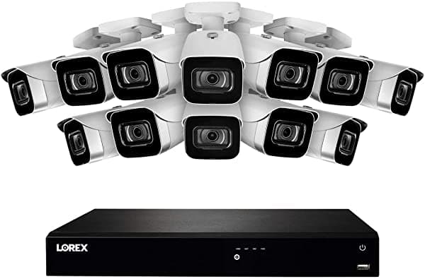 Lorex Sistema Nvr Fusion De 16 Canales Con Cámaras Ip 4K (8Mp) 12 / Blanco N4K3-1612WB