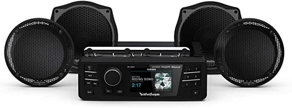 Rockford Fosgate HD9813SGU-Stage1 - receptor multimedia digital y cuatro parlantes para Harley-Davidson Street Glide Ultra 1998-2013