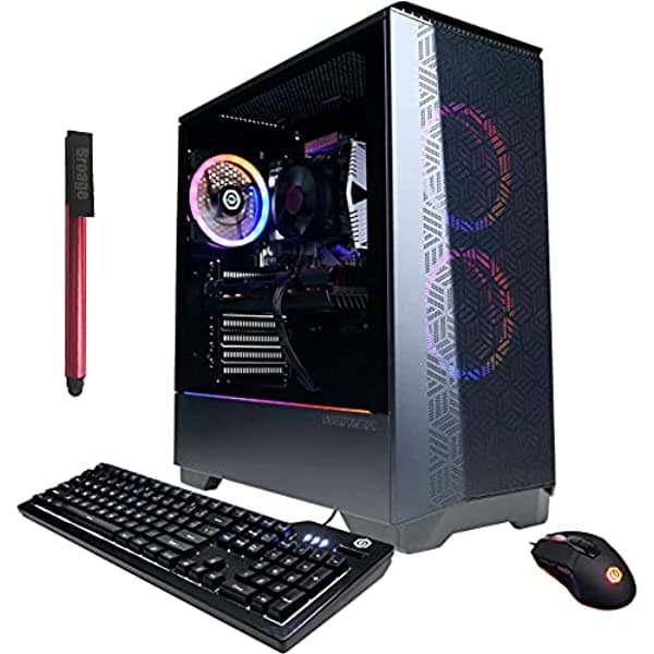 Cyberpowerpc Gamer Master - Computadora De Escritorio Para Juegos Hexa-Core Amd Ryzen 5 3600 (Beat I5-10400) 8 Gb Ddr4 Ram 240 Gb Ssd + 2 Tb Hdd Amd Radeon Rx 580 8 Gb 802.11Ac Wifi Windows 10 Unidad Flash De 64 Gb
