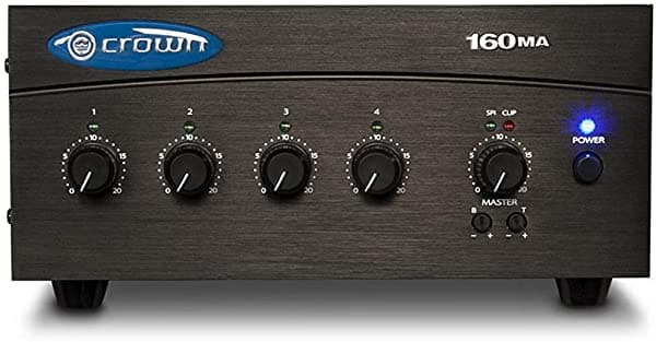 Crown 160Ma Mezclador/Amplificador De Cuatro Entradas Y 60 Vatios