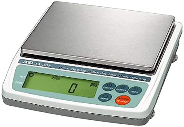 A & D Everest Compact Joyas Escala Ek-1200I De Equilibrio 1200 G X0.1 G Ntep Legal Para El Comercio New