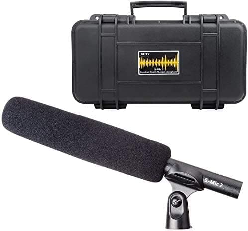 Deity S-Mic 2 micrófono shotgun de condensador cardioide superdireccional de bajo ruido para cine profesional