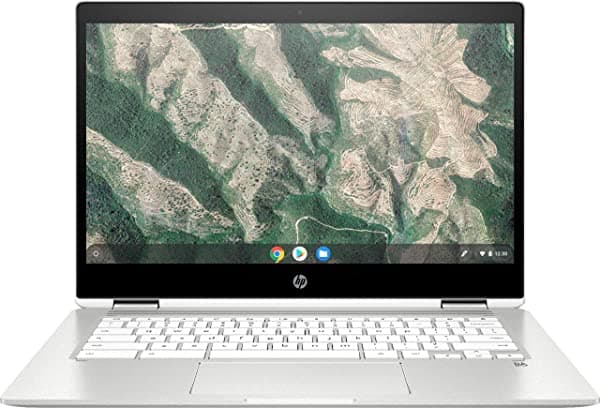 Hp Chromebook X360-14" Hd Touch - Pentium Silver N5000-4Gb - 64Gb Emmc - Plata Blanco 14B-CA0023DX