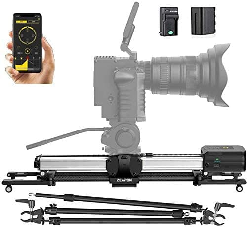 Zeapon Micro 2 E600 Motorizado Doble Distancia Cámara Deslizante Carga Útil Máx. 17.6 Lbs/18 Libras App Compatible Con Android E Ios (Distancia De Viaje 29.1 In) Mi-Micro2 E600/800