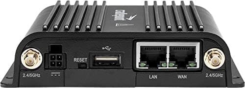 Cradlepoint Router Ibr600C Con Wifi (Módem De 150 Mbps) Y Netcloud Essentials De 1 Año Para Routers Iot (Estándar) Con Soporte TA1-600C150M-NNN