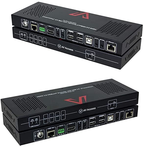 Av Access Hdmi 2.0 Kvm Hdbaest Extender Poh 4K60Hz 4KEX100-KVM-H2