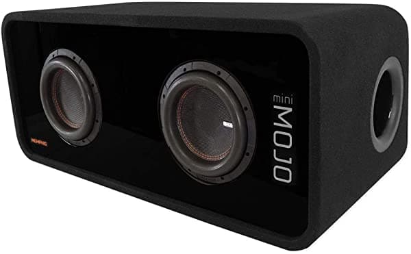 Memphis Audio Mjme8D1 - Carcasa De Subwoofer Para Automóvil Con Carga Mojo De 8 Pulgadas 3600 W 1 Ohmio MJME8D1+ZG-3200.1D+RWK4CU