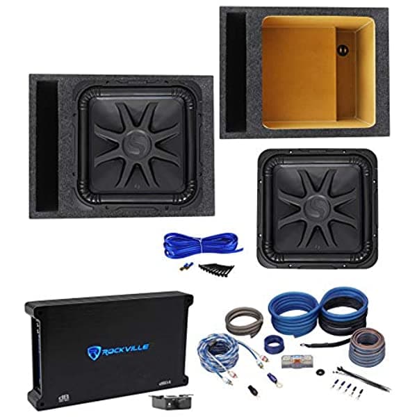 Kicker L7S154 - Subwoofer Solobaric L7S De 15 Pulgadas 4000 Vatios Para Coche Solo-Baric 44L7S15-4 44L7S154+DB14+RWK4CU+RSVK15+K1