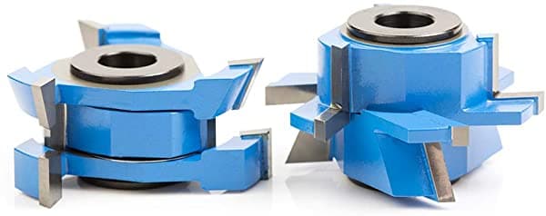 Amana Tool Sc565 Puerta De Gabinete Ajustable De 2 Piezas Con Punta De Carbón De 3 Alas 22