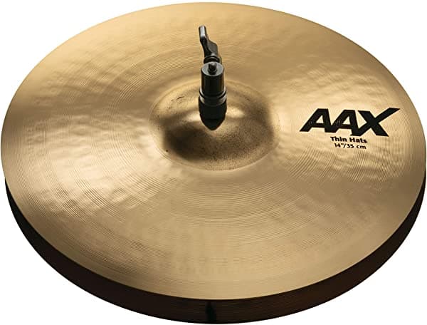 Sabian Hi-Hat 21401Xcb Brillante Acabado Par De Platillas 14 Pulgadas Aax Thin Hihats